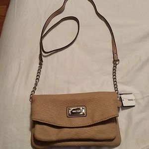 Nine west tan purse.